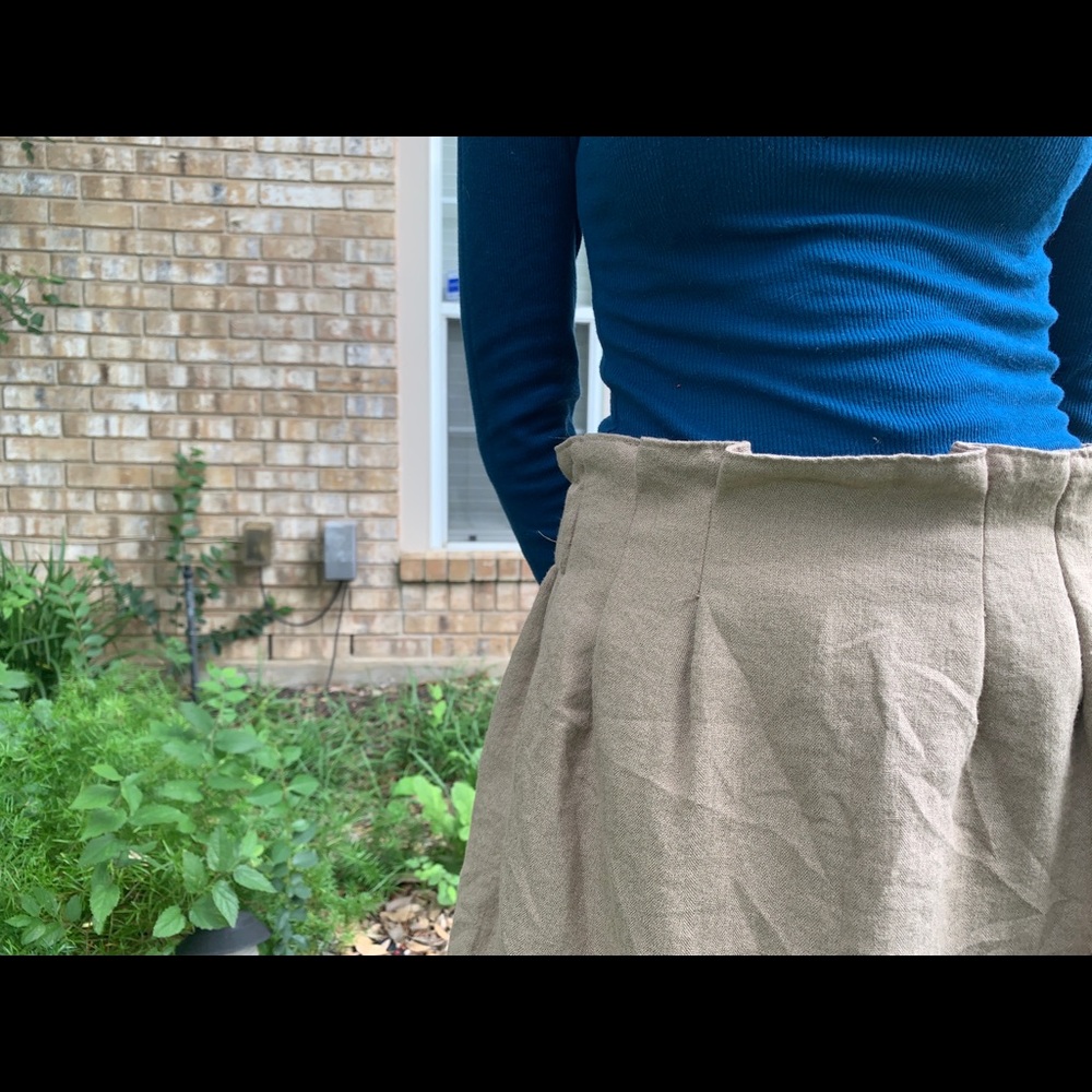 Beige skirt